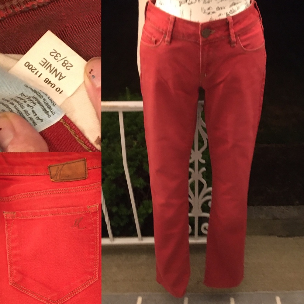 Mavi annie low rise straight leg jean